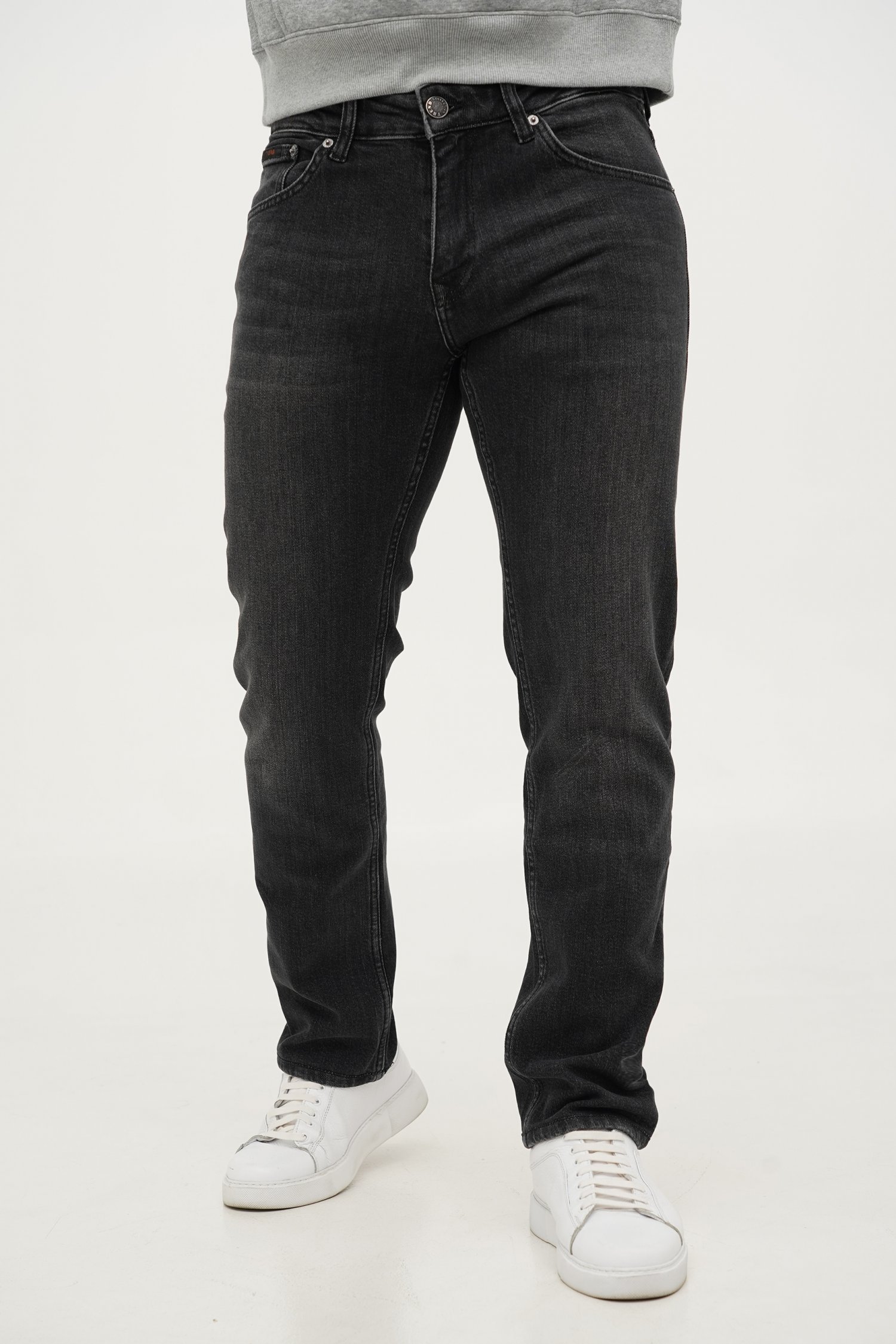 Джинси slim fit Trend Collection 13204 Чорно-сірий (GRI)