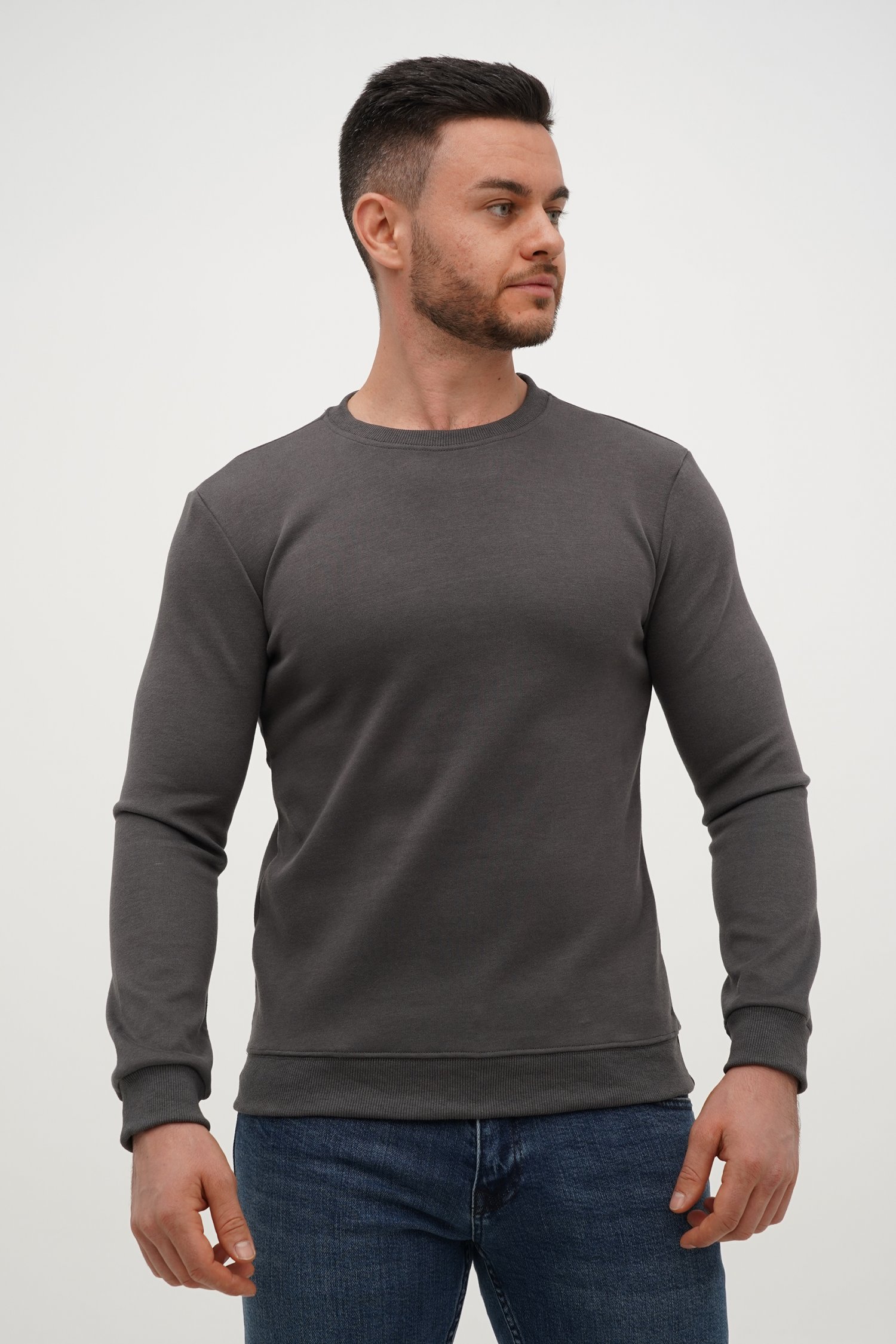 Cвитшот Trend Collection B01 серый (GRAY)