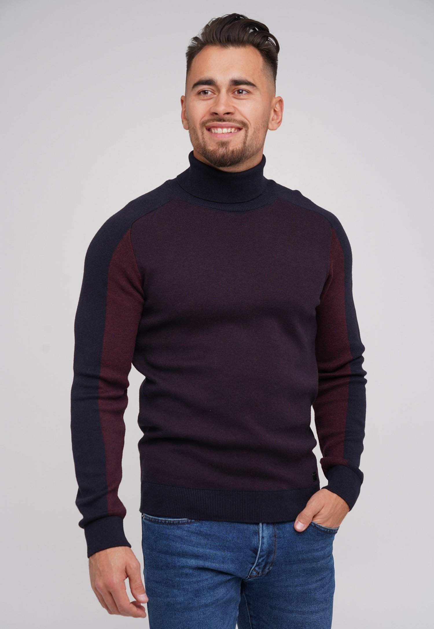 Гольф Trend Collection 201452 Синий+бордовый