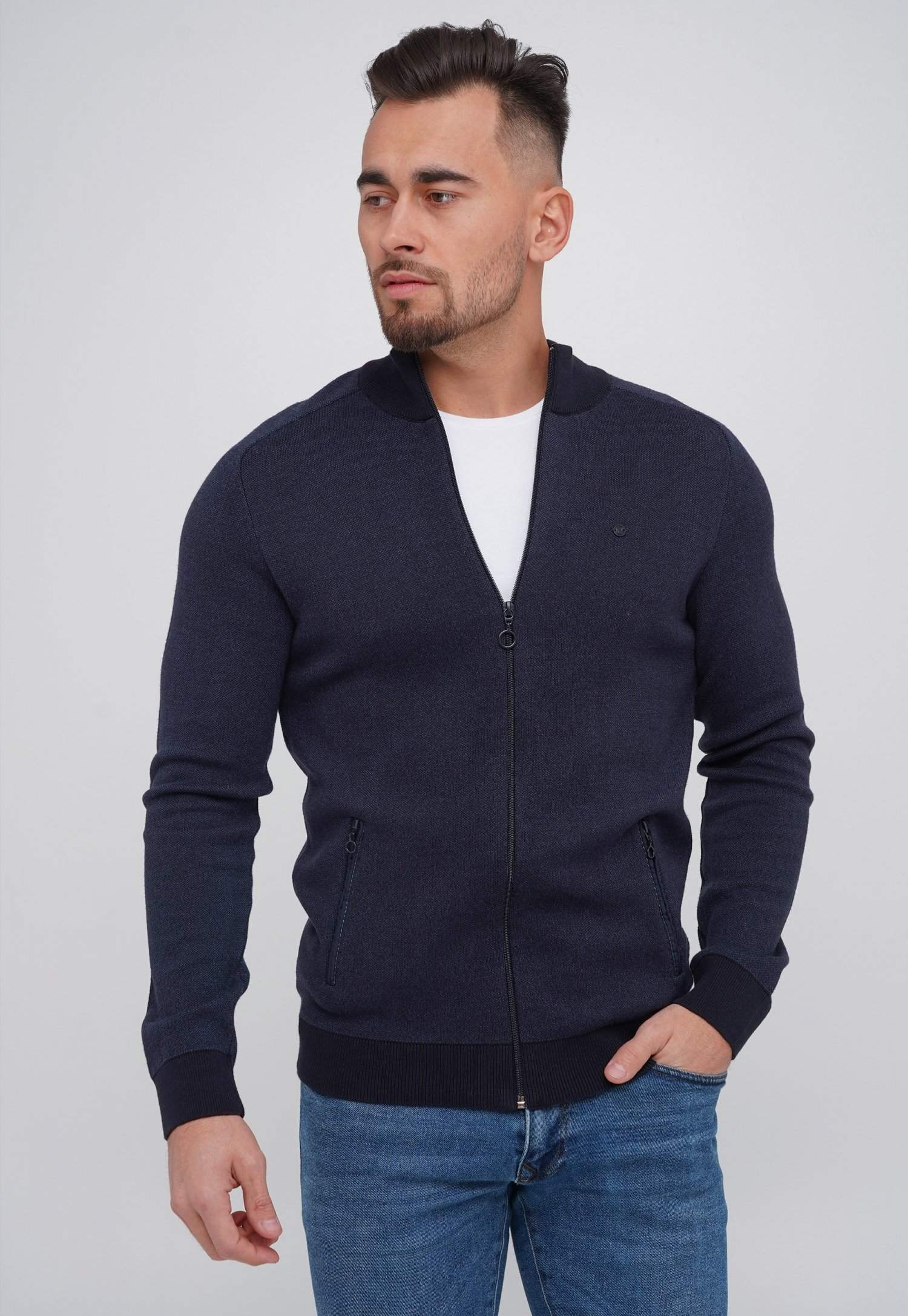 Кофта на замке Trend Collection 211447 Синий (LACIVERT-HAVACI)