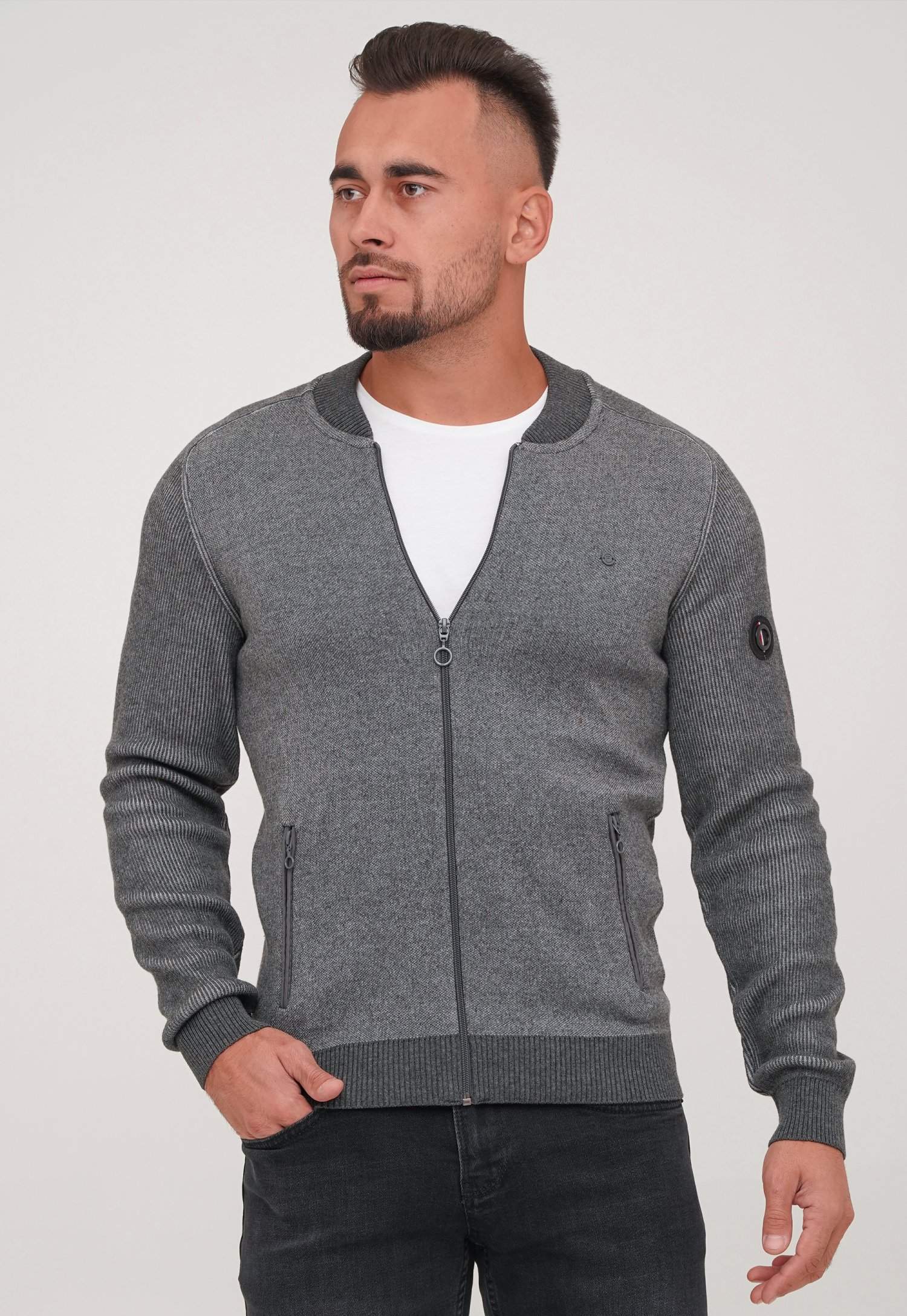 Кофта на замке Trend Collection 211472-1 Серый (K.GRI-A.GRI))