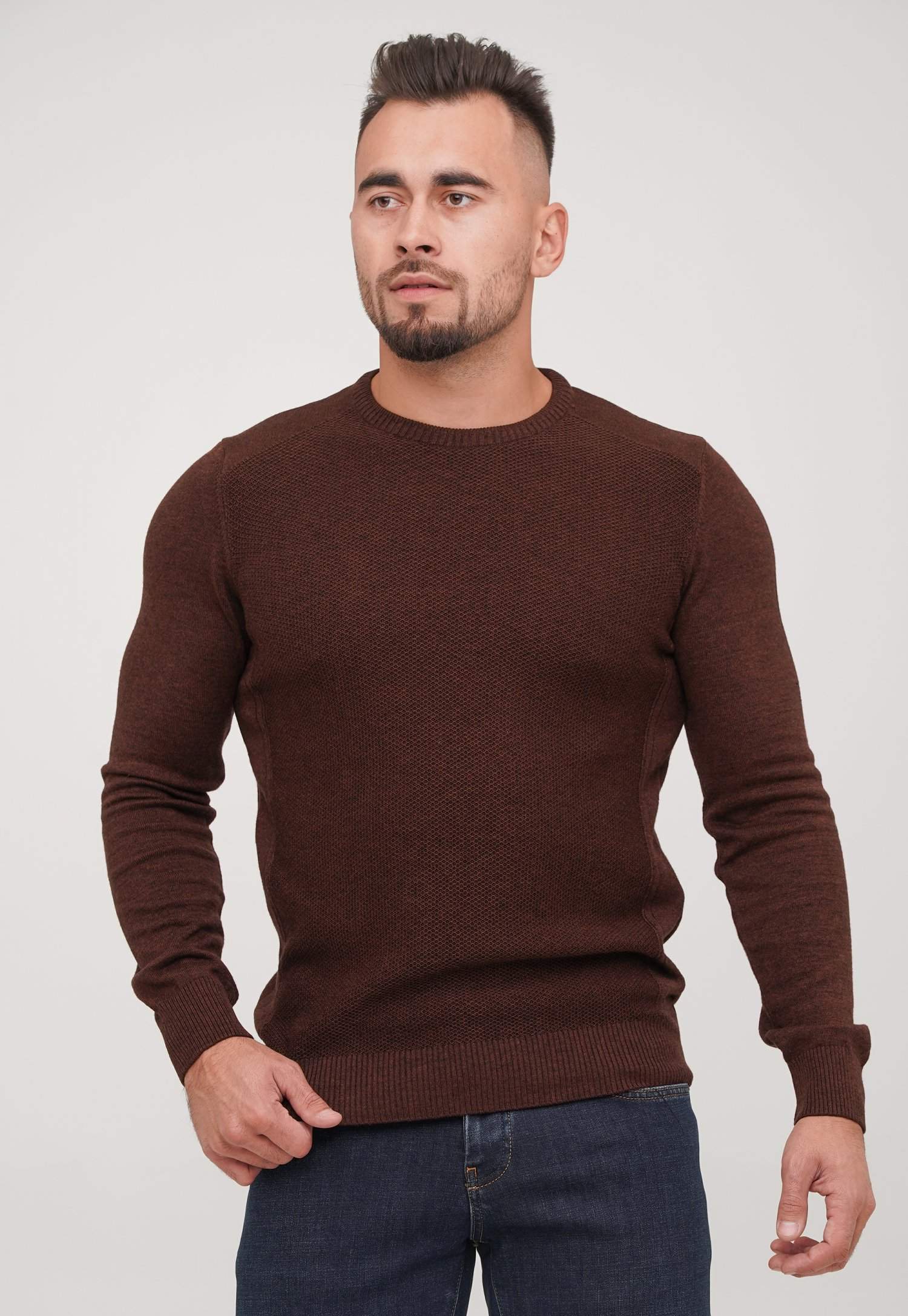 Светр Trend Collection 407 Кавовий (M.KAHVE)