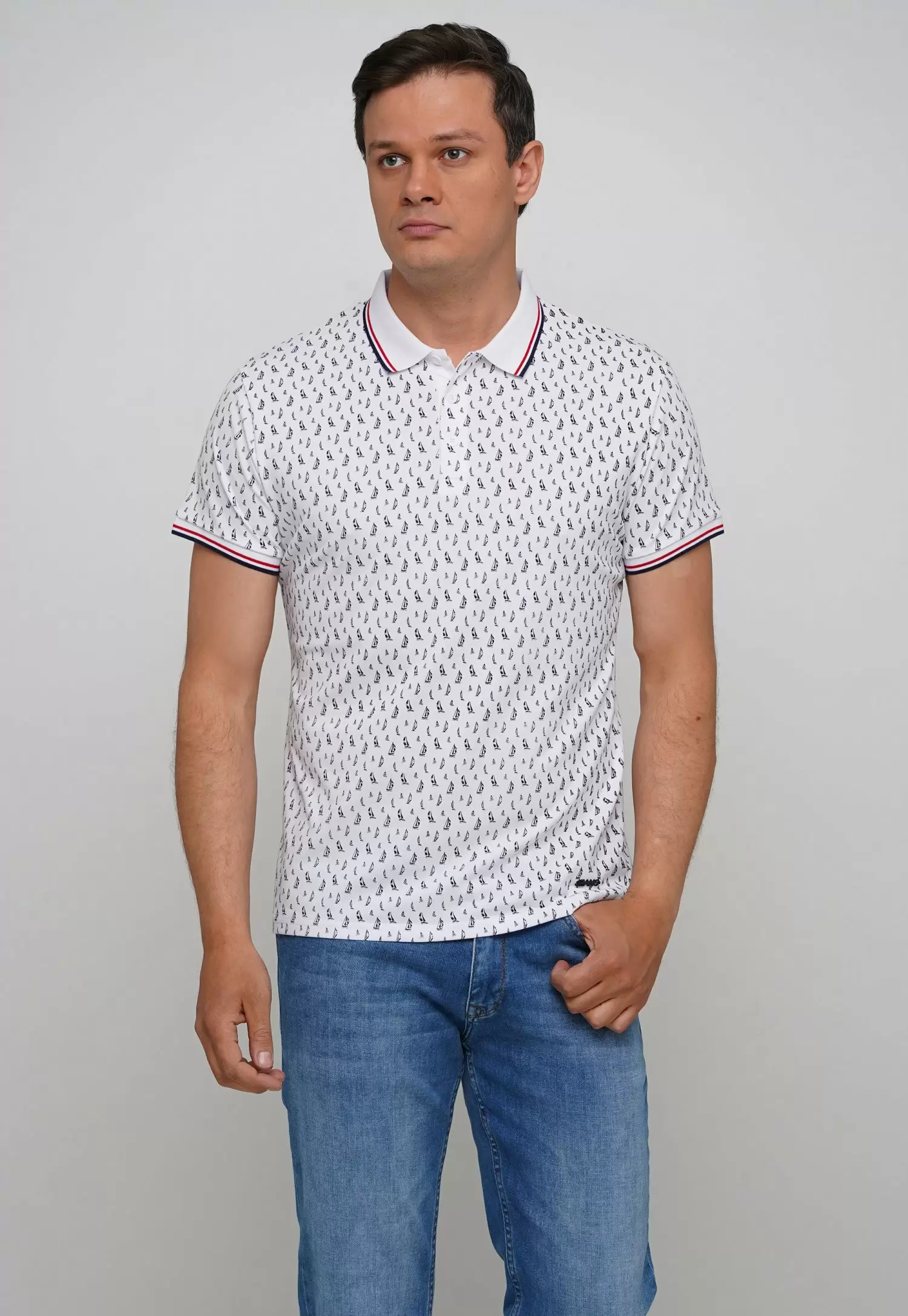Футболка TREND 69001 Білий + парус