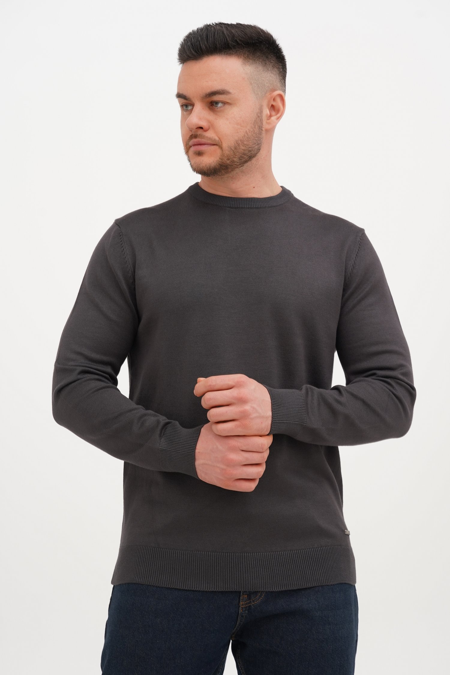 Свитер casual Trend Collection 4220 Темно-серый (GREY 929)