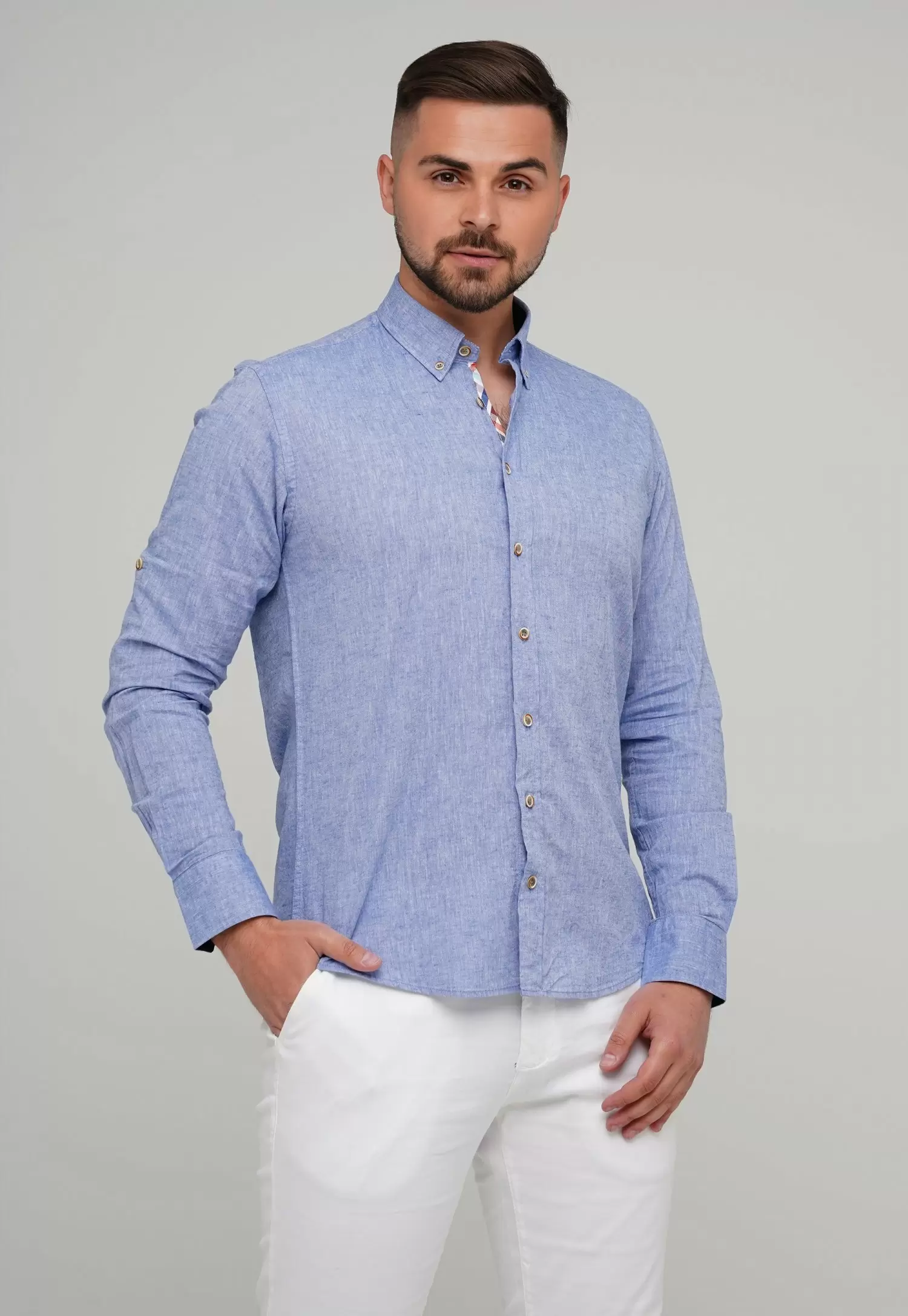 Рубашка Trend Collection 02-1001-1 Небесный