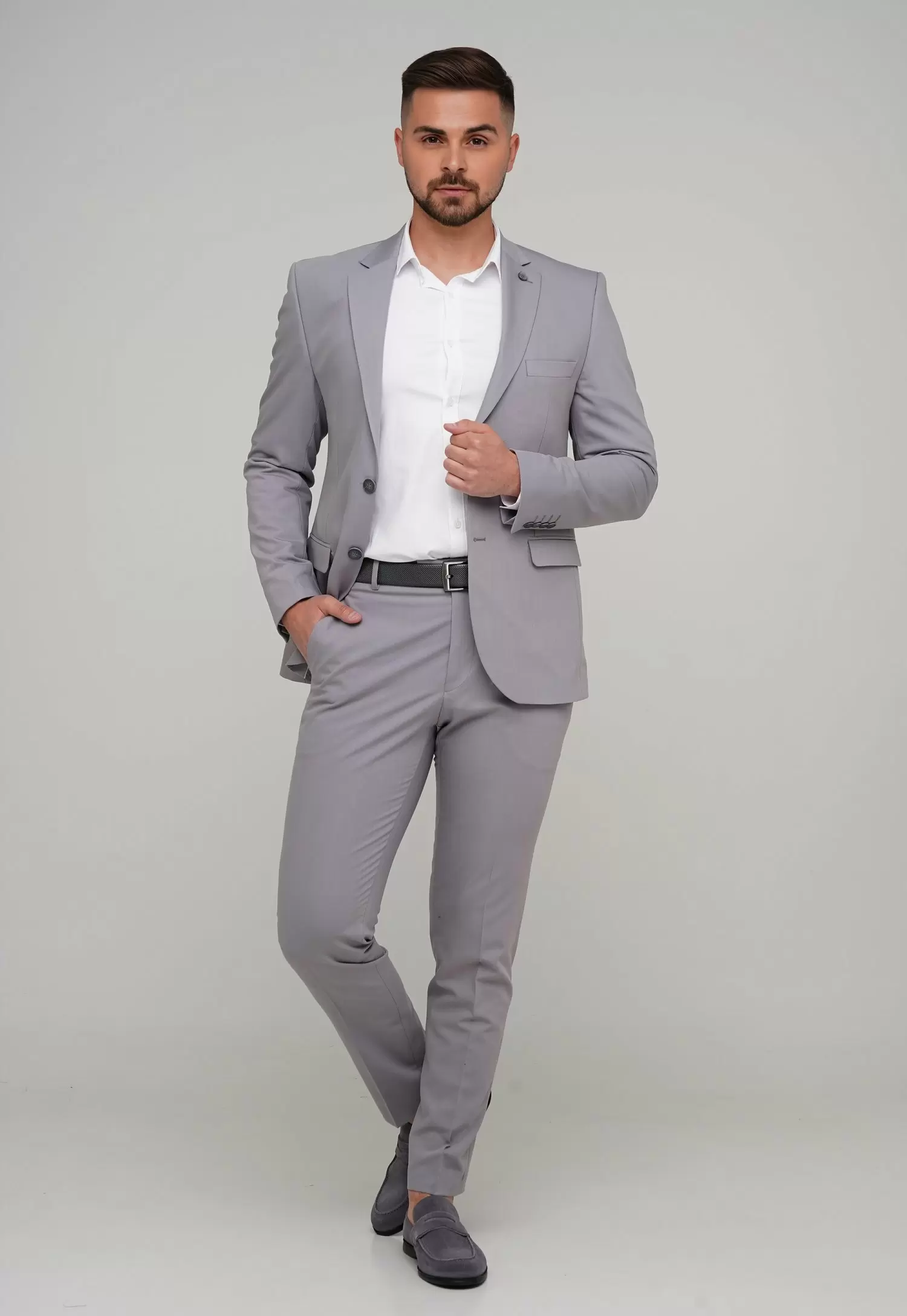 Костюм Trend Collection 3025 Светло-серый