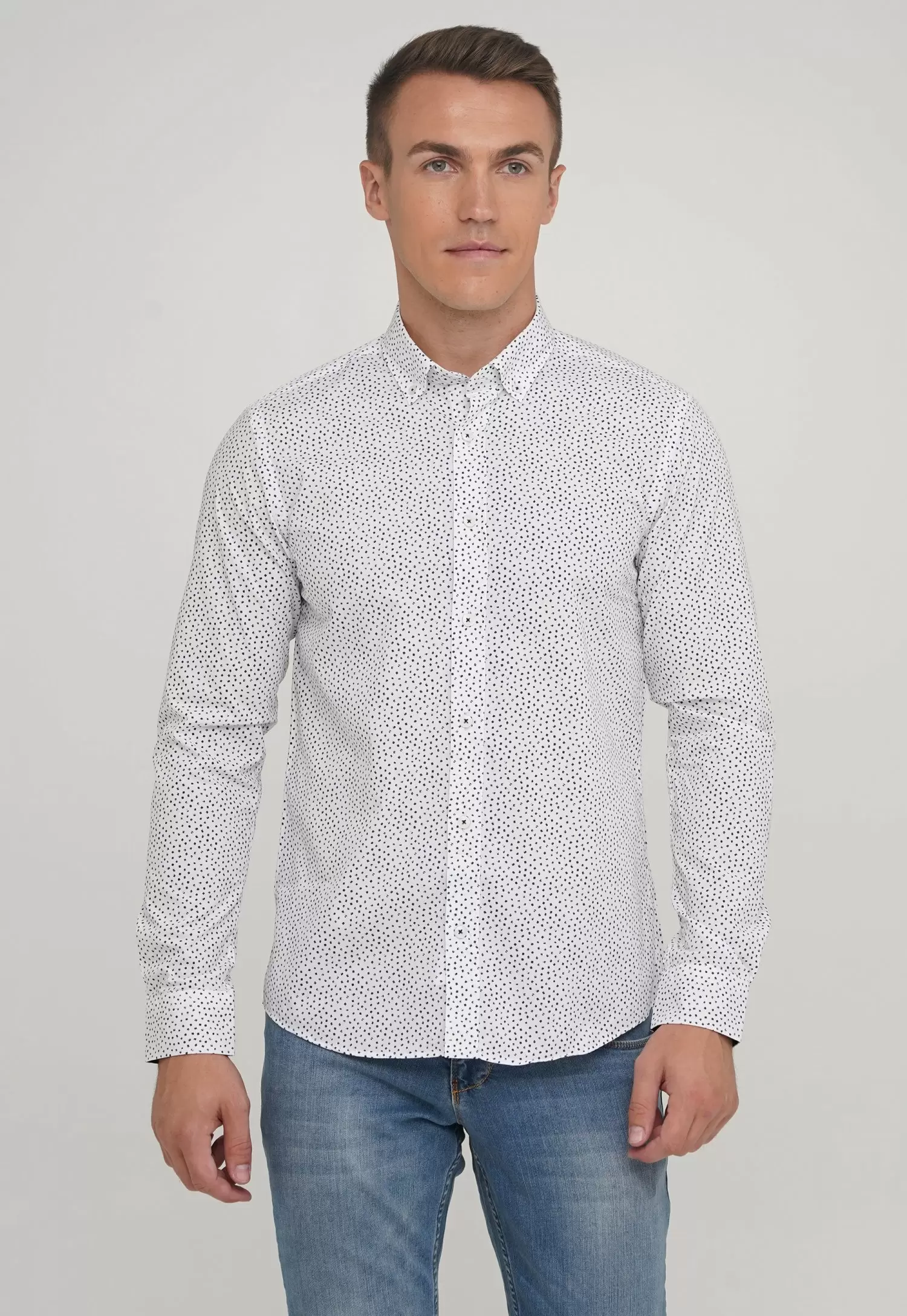 Рубашка Trend Collection 20058-04 Белый квадрат