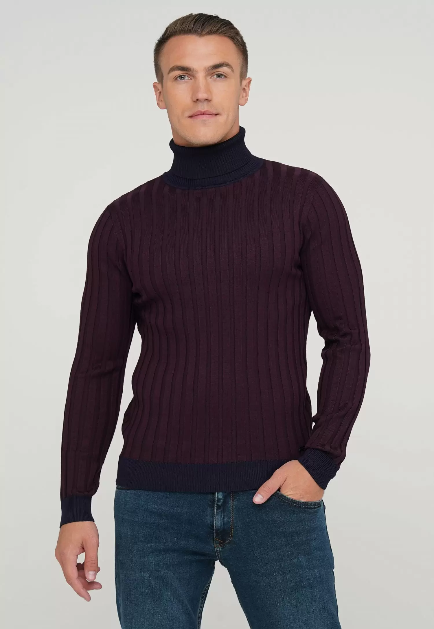 Гольф Trend Collection 3022 Бордовый