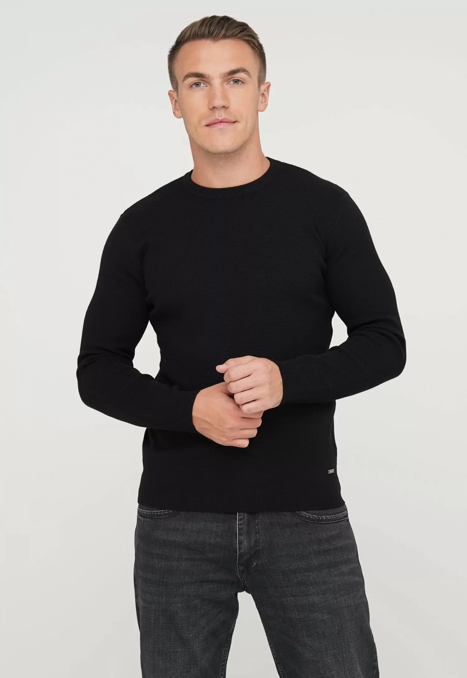 Свитер Trend Collection BAT 68204-1 Черный