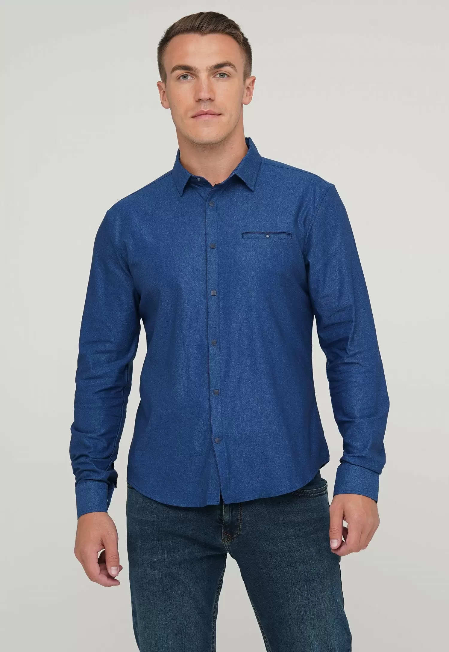 Сорочка Trend Collection 10268 Синій