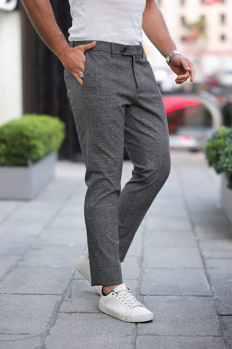 Брюки slim fit Trend Collection 003 серый (COL. 3)