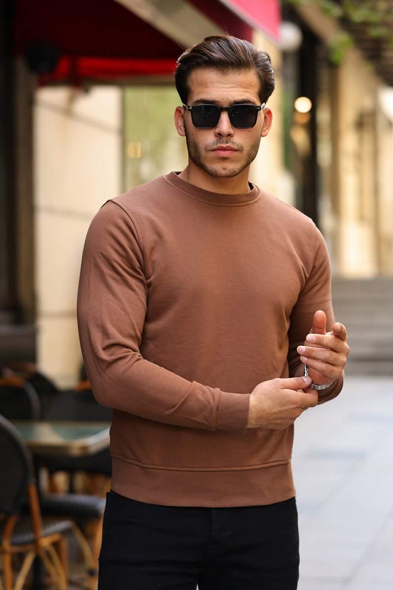 Свитшот Trend Collection 6049 коричневый