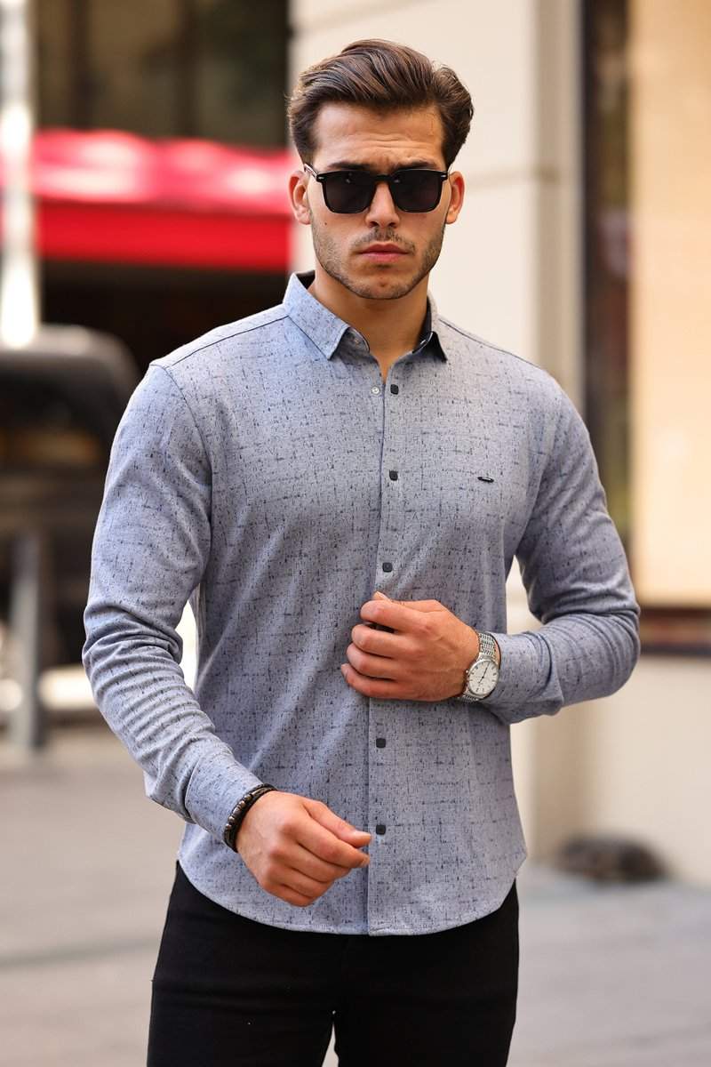 Сорочка трикотажна  Trend Collection 08901 Сірий (V02)
