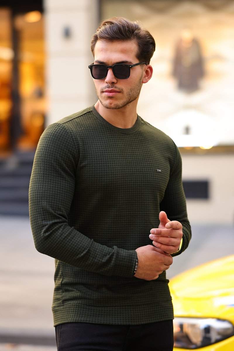 Свитер casual Trend Collection 20881 хаки (HAKI)