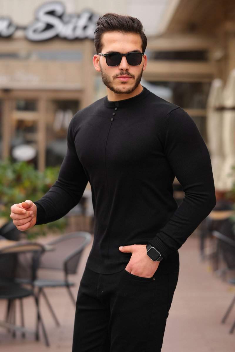Свитер casual Trend Collection 03215 черный (BLACK)