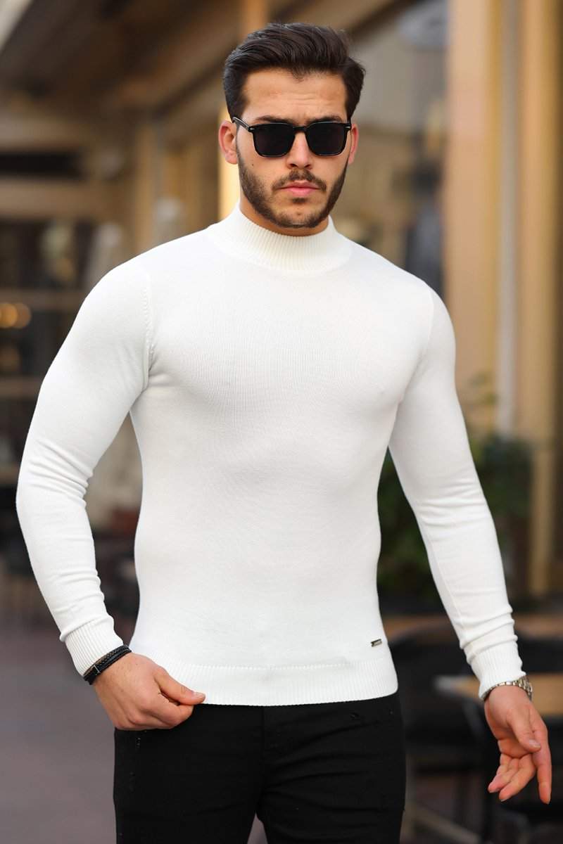 Гольф однотонный стойка Trend Collection 551 Белый (WHITE)