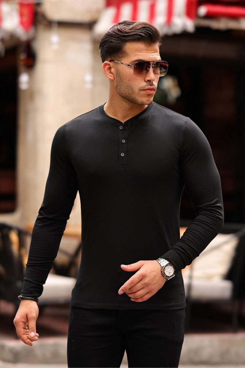 Лонгслив Trend Collection 35435 черный (SIYAH)