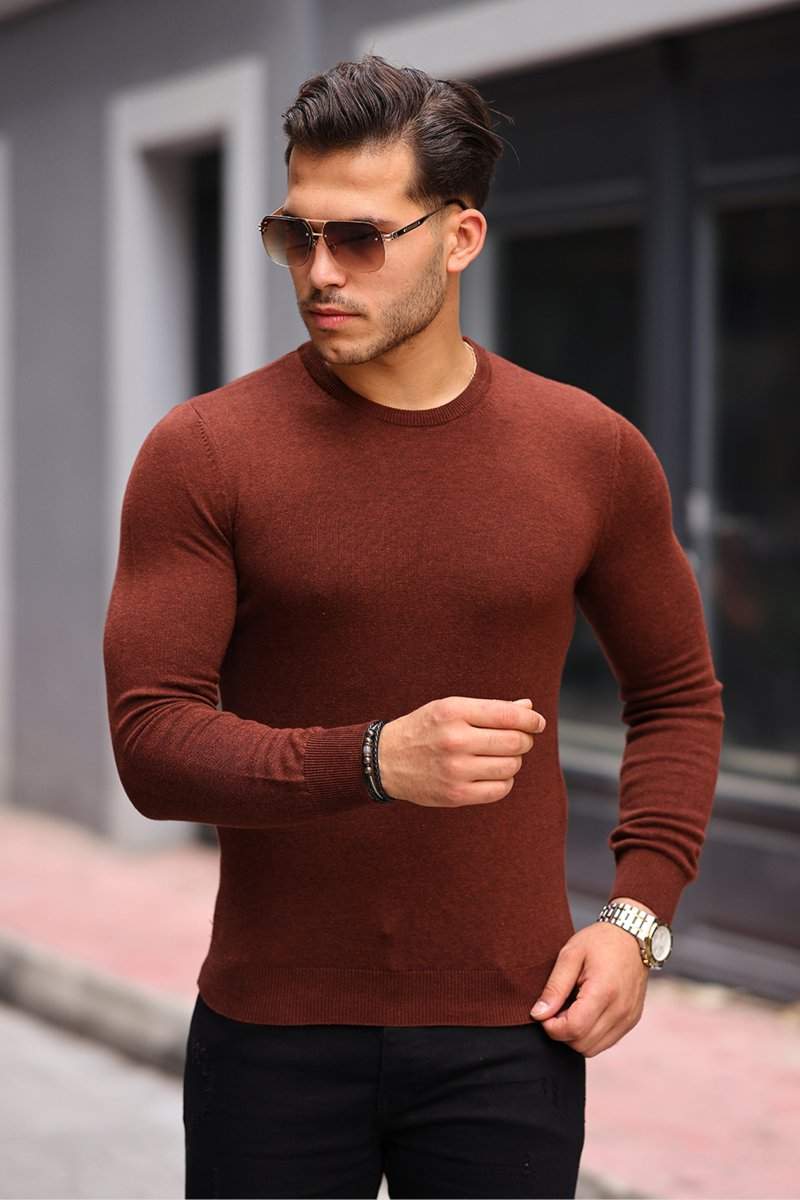 Светр однотонний Trend Collection 191406-3 Рудий (KIREMIT)
