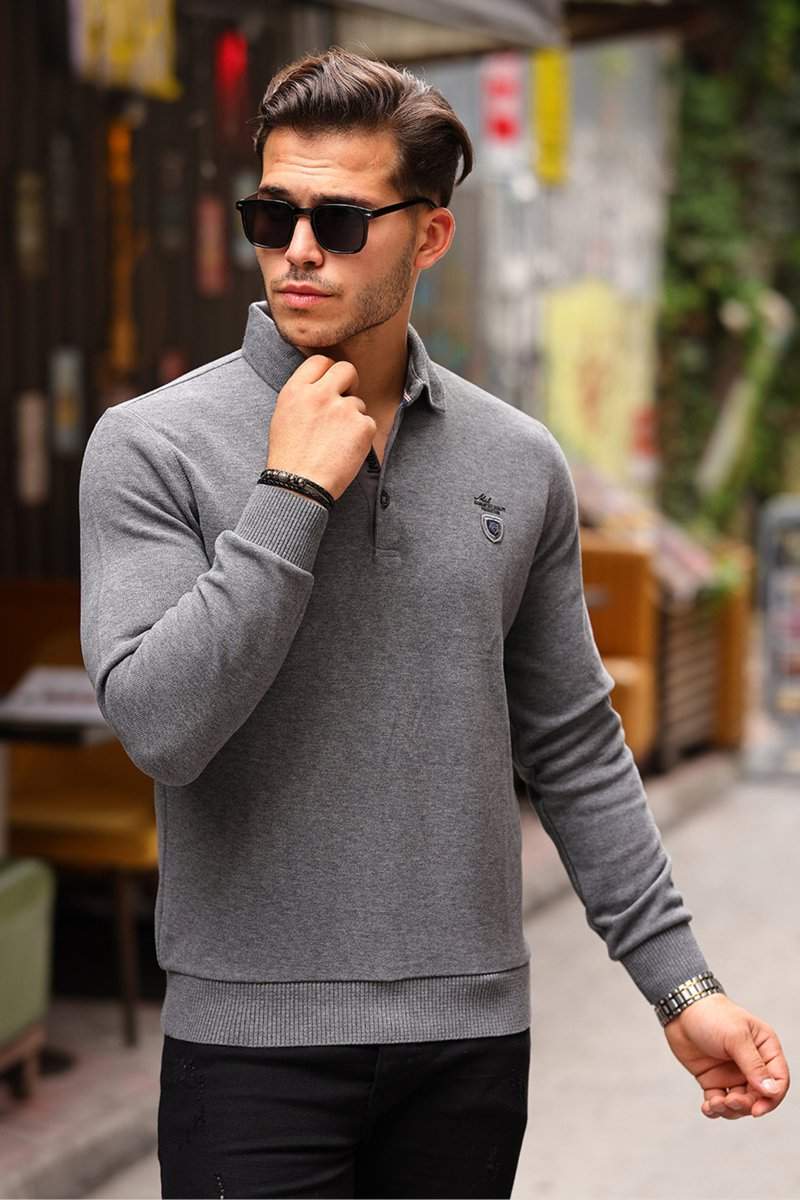 Джемпер Trend Collection 39198 Сірий (FUMEL)