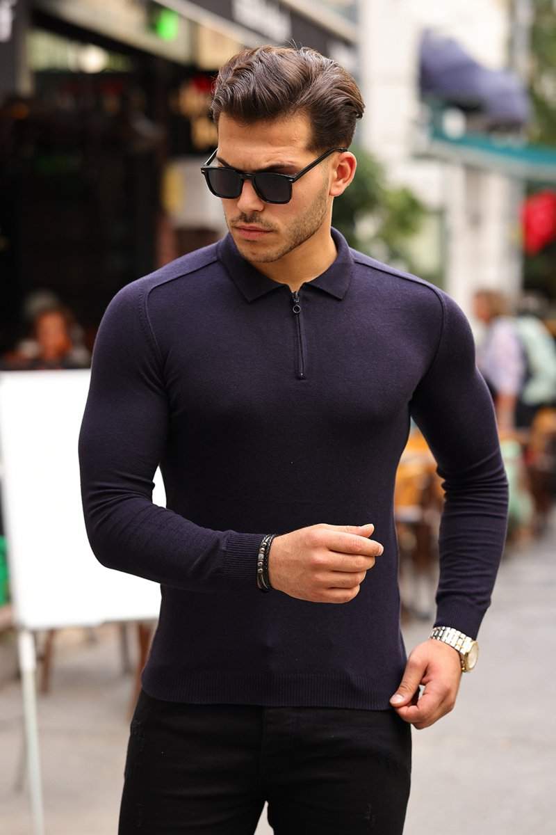 Джемпер Trend Collection 211479-2 Темно-синій (LACIVERT)