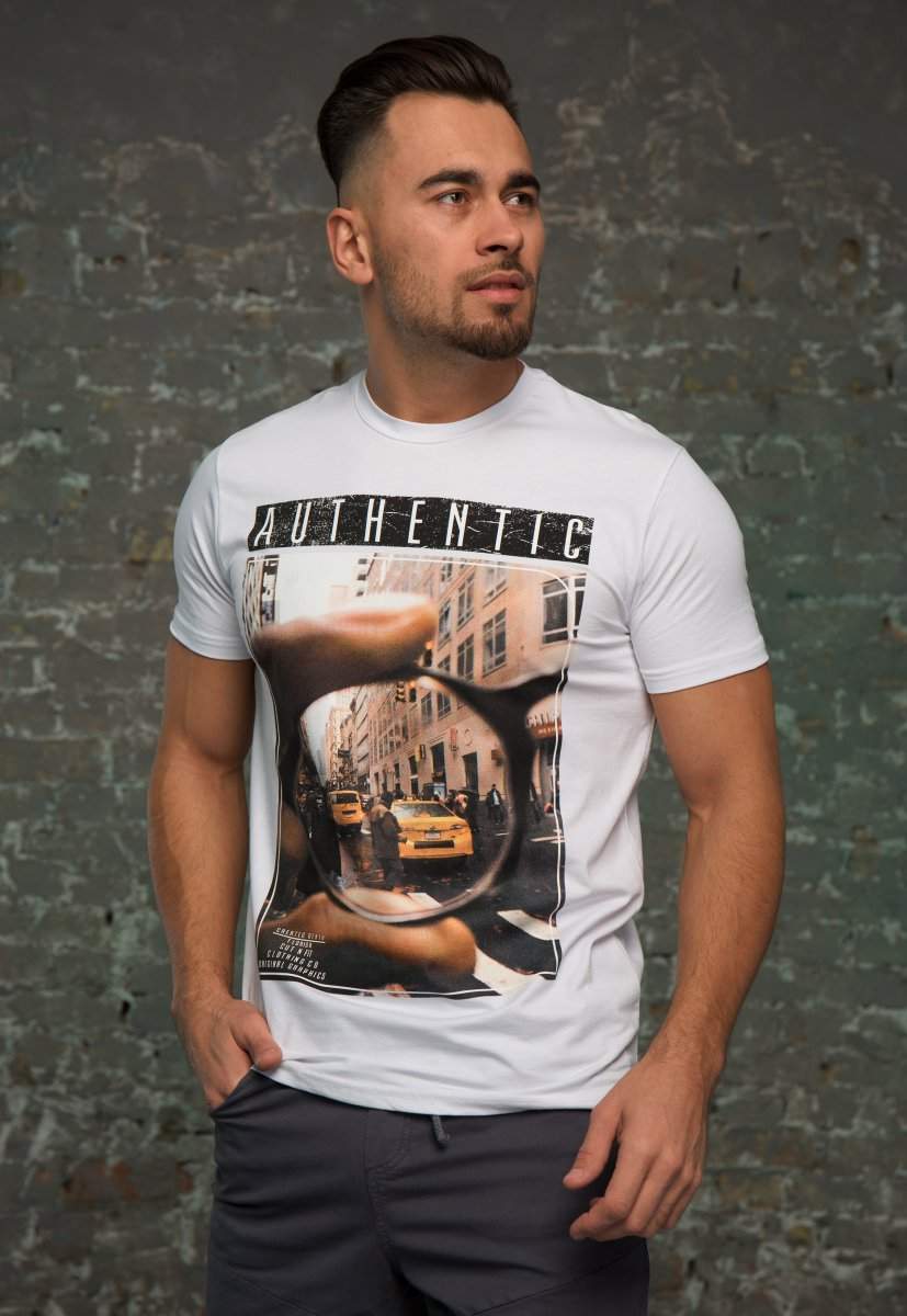 Футболка Trend Collection 2078 Білий+принт