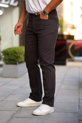Брюки comfort fit Trend Collection 3817 коричневый (NOA BRW)