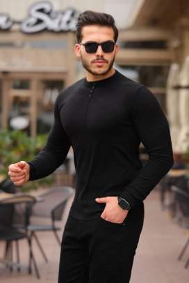 Свитер casual Trend Collection 03215 черный (BLACK)