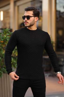Светр casual Trend Collection 3109 Чорний (BLACK)