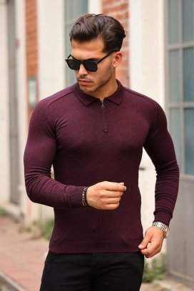 Джемпер Trend Collection 211479-2 бордовый