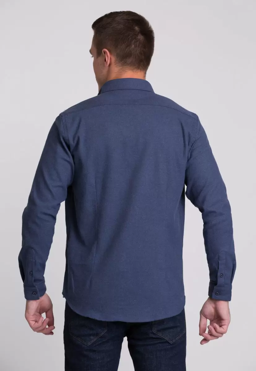 Сорочка чоловіча Trend Collection 7007 Синій  №6 - Фото 