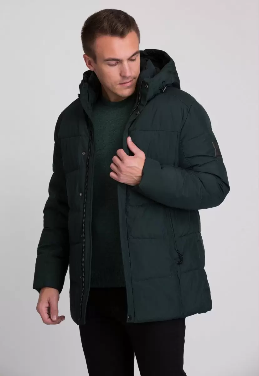 Куртка Trend Collection W09 Черный+зеленый №9 - Фото 2