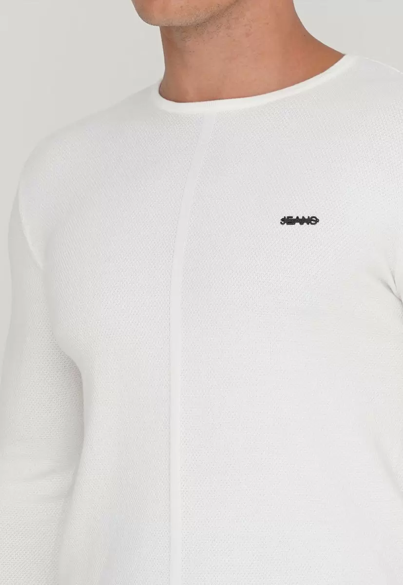 Свитер Trend Collection BAT 3118-1 Белый - Фото 1
