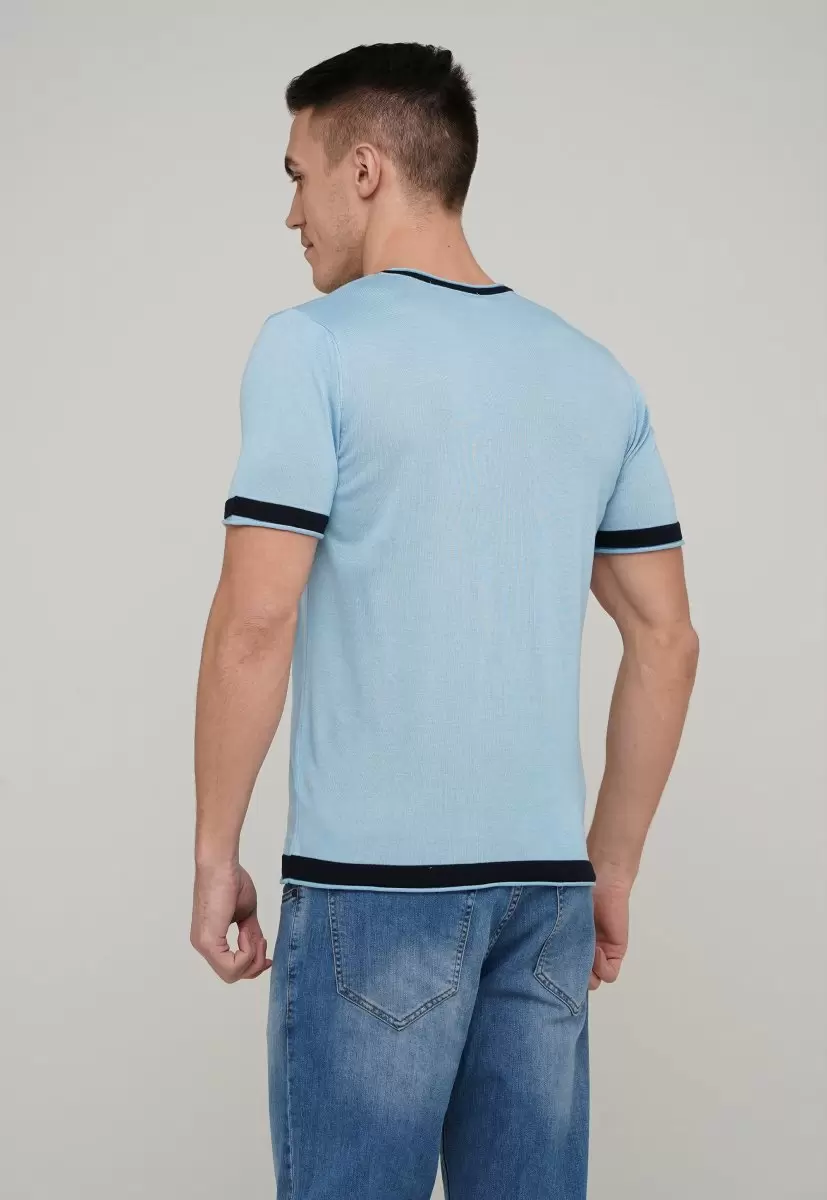 Футболка Trend Collection 8189 Небесный - Фото 