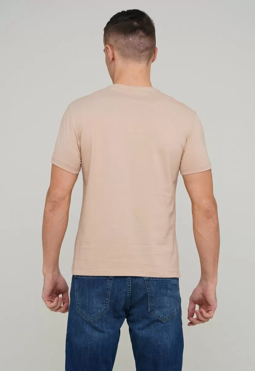 Футболка Trend Collection 39049 Бежевий - Фото 