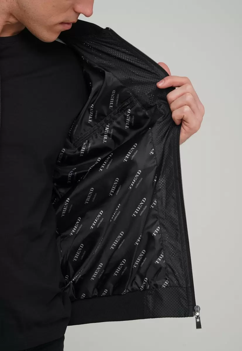 Бомбер Trend Collection 1201 Черный - Фото 3