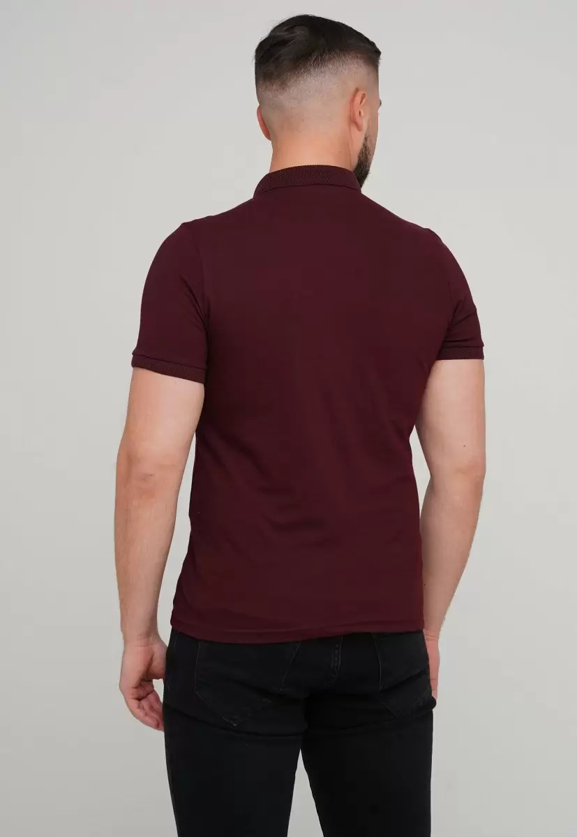 Футболка Trend Collection 35093 Бордовый - Фото 