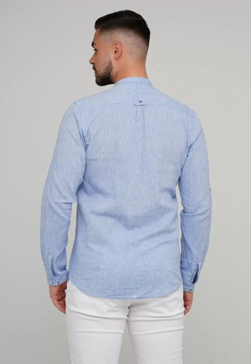 Сорочка Trend Collection 02-154 Небесний - Фото 