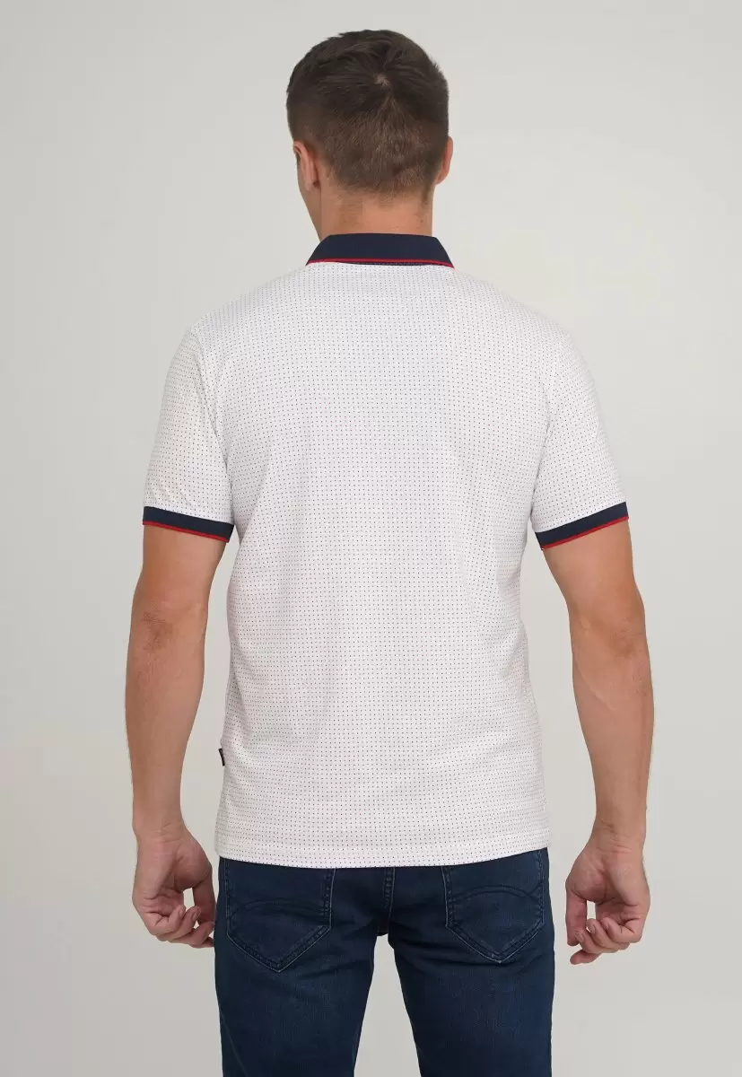 Футболка Trend Collection 1720-06 Білий+червоні крапки - Фото 