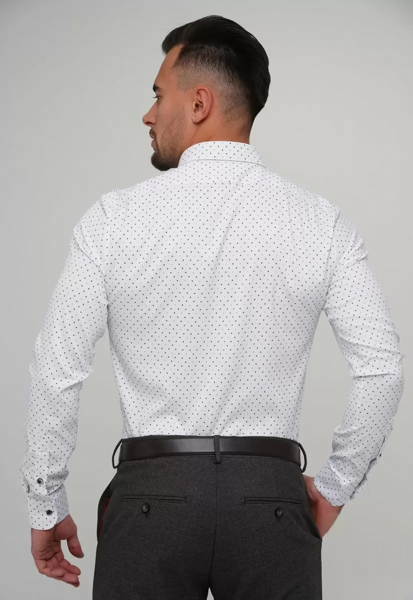 Сорочка Trend Collection 409 Білий+чорна кулька - Фото 1