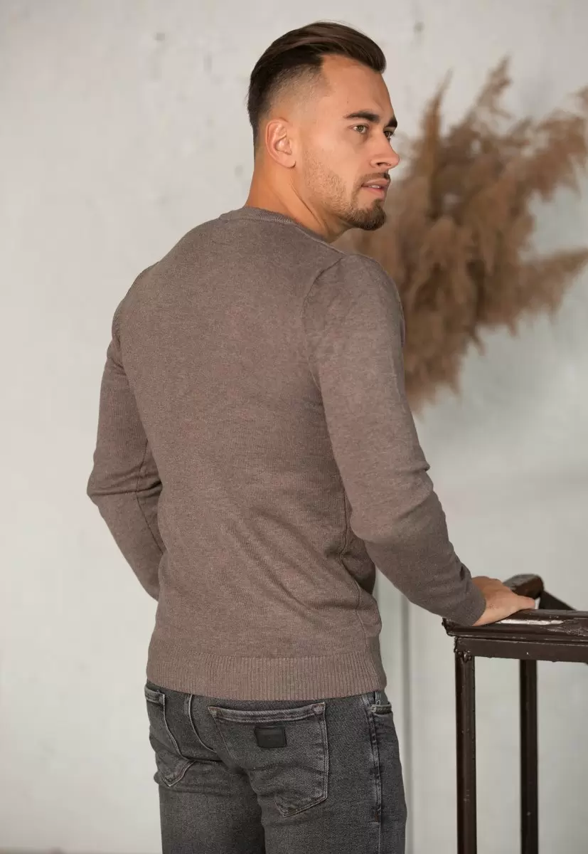 Свитер Trend Collection 68110 Кофейный - Фото 2