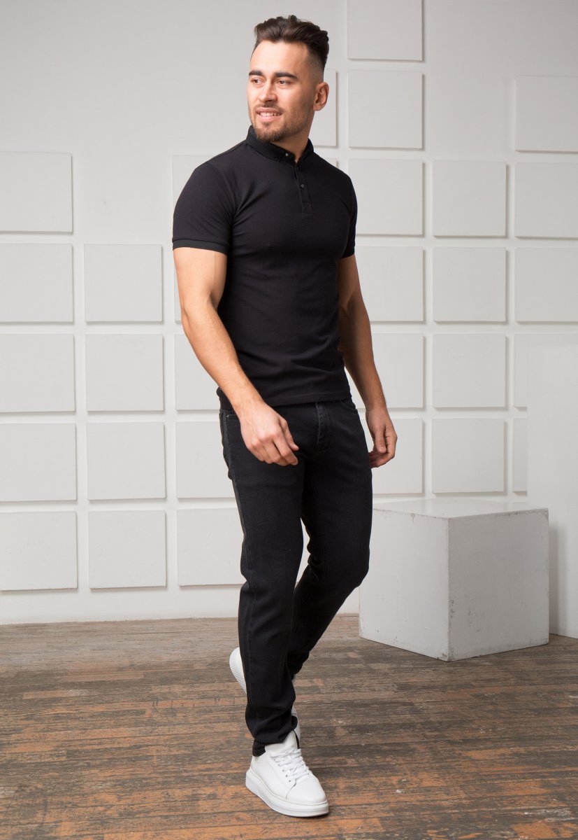 Футболка Trend Collection 1024-1 Чорний (SIYAH) - Фото 