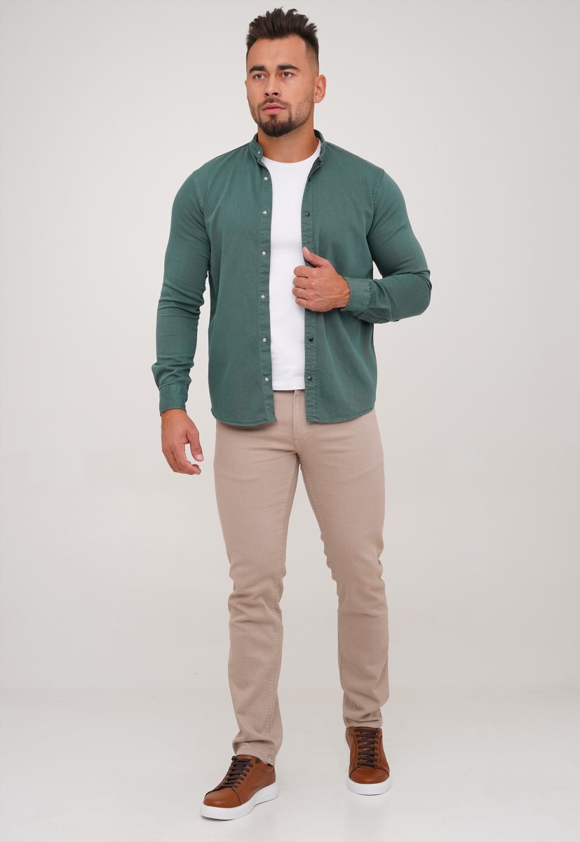 Сорочка Trend Collection 18307 Зелений (ZUMRUT) - Фото 