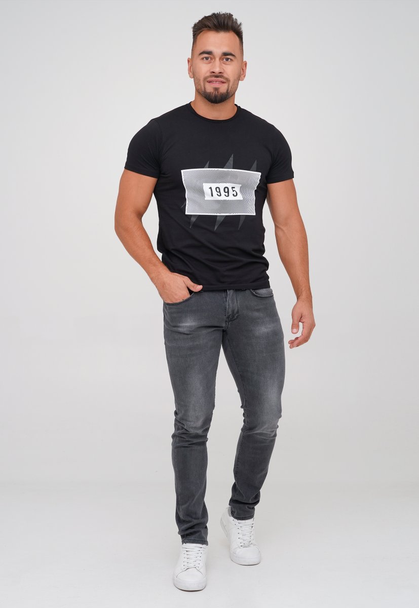 Футболка Trend Collection 2069 Чорний (SIYAH) - Фото 