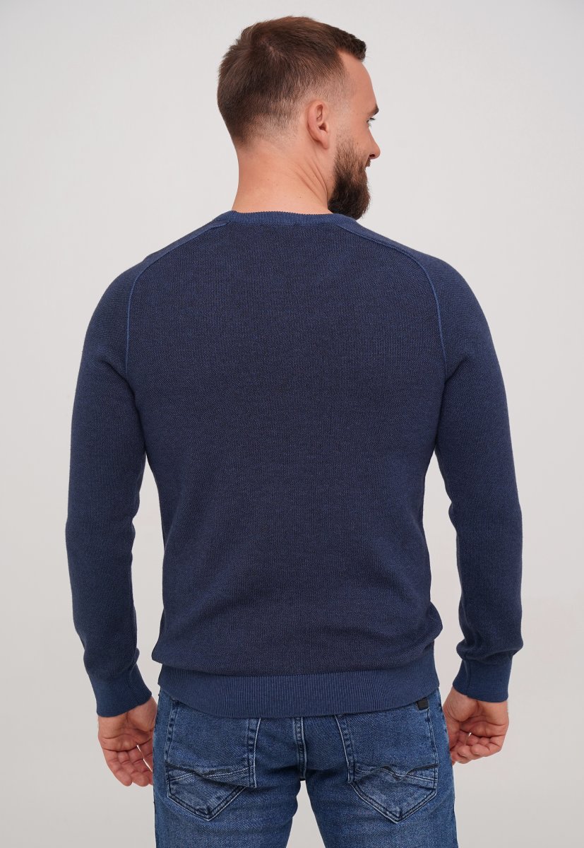 Светр,casual Trend Collection 211498 Синій+темно-синій (HAVACI-LACIVERT) - Фото 1