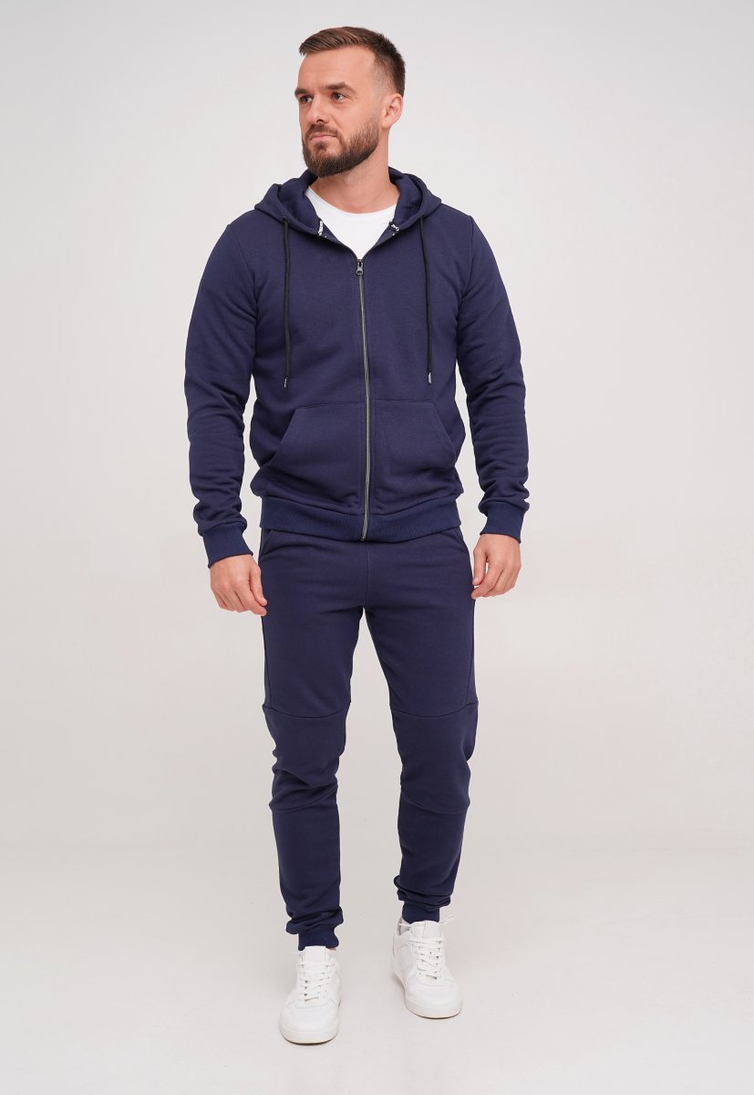 Кофта на замке Trend Collection 88502-1 Темно-синий - Фото 