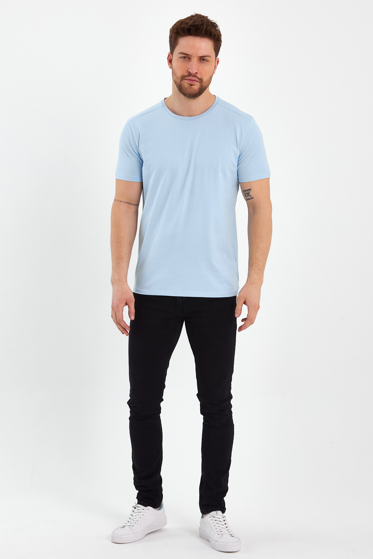 Футболка Trend Collection 35440 Блакитний (SABAH MAVI) - Фото 