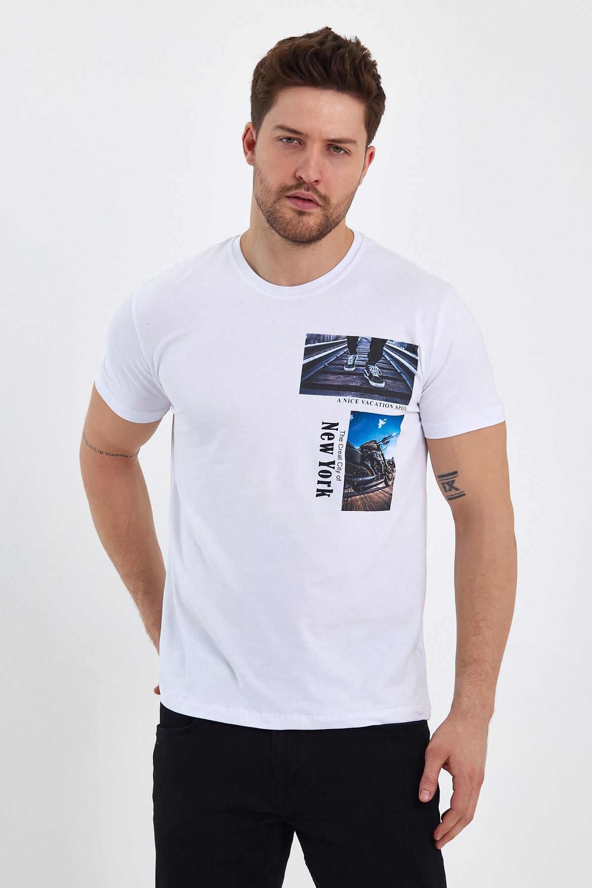 Футболка Trend Collection 2704 Білий - Фото 2