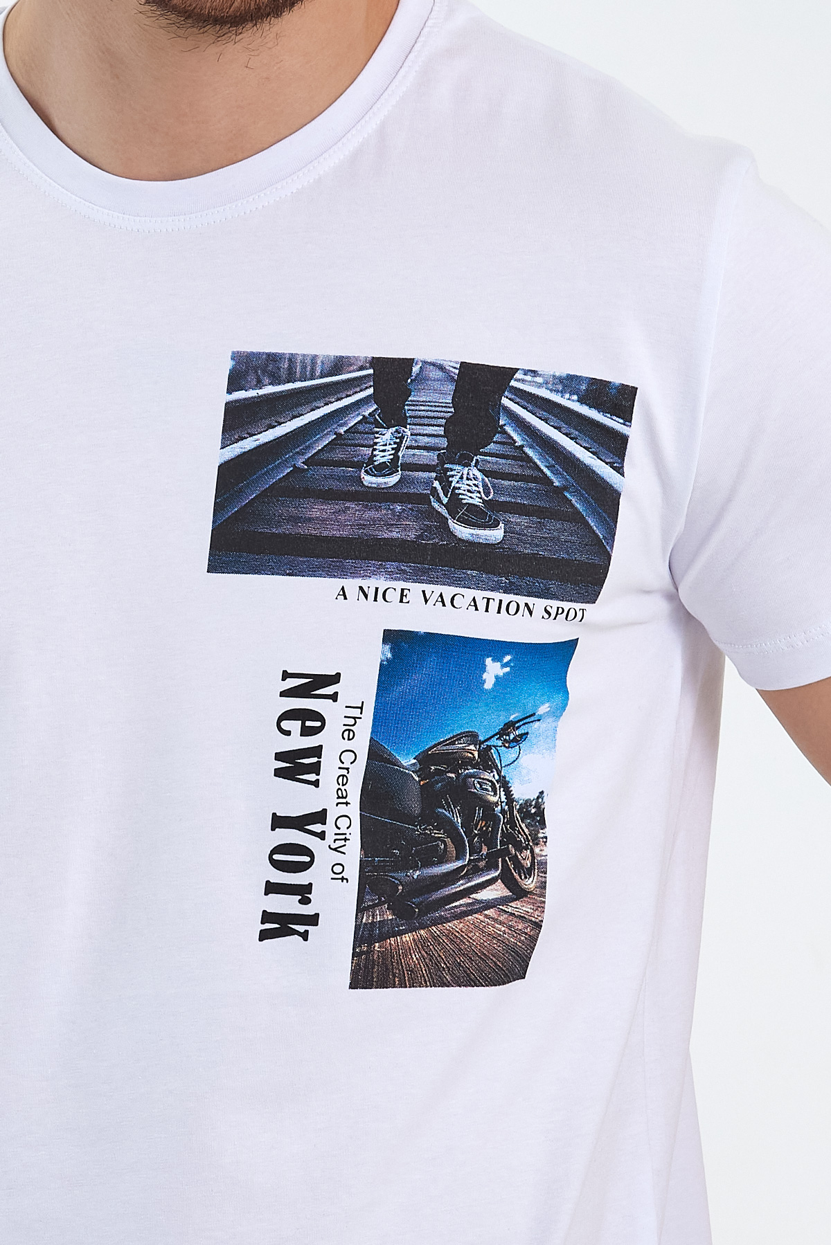 Футболка Trend Collection 2704 Білий - Фото 3