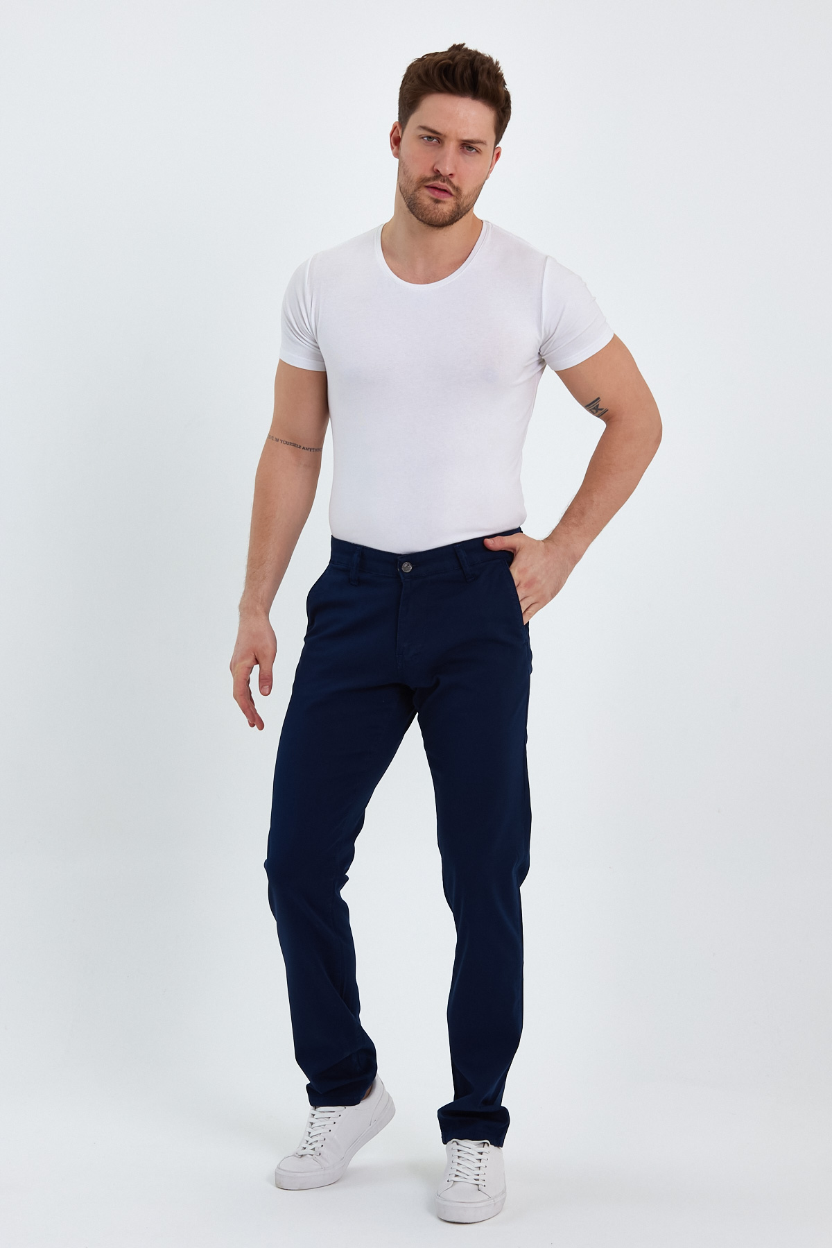 Брюки comfort fit Trend Collection 4266 Синій (NAVY) - Фото 5
