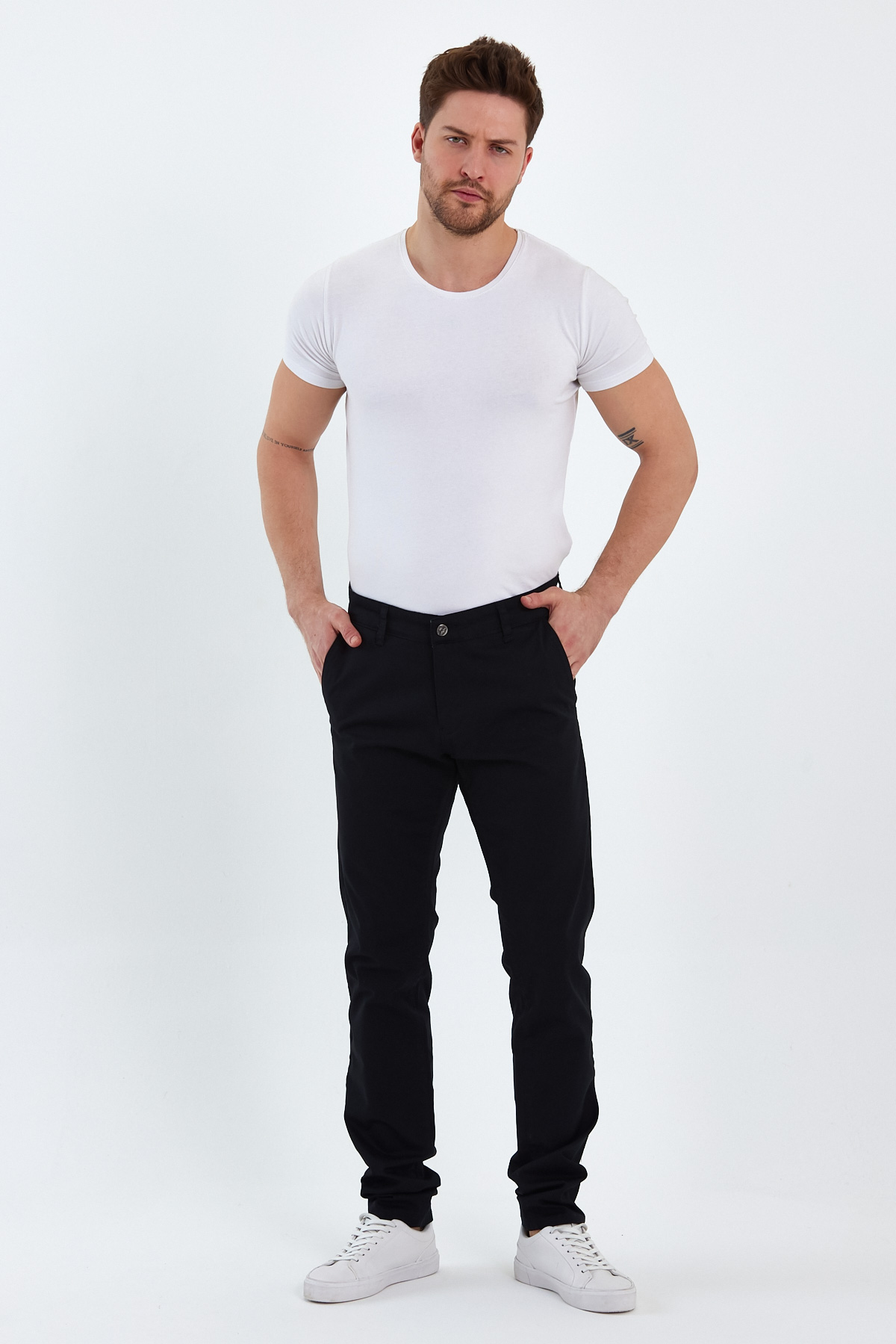 Брюки comfort fit Trend Collection 4292 Чорний (SIYAH) - Фото 4